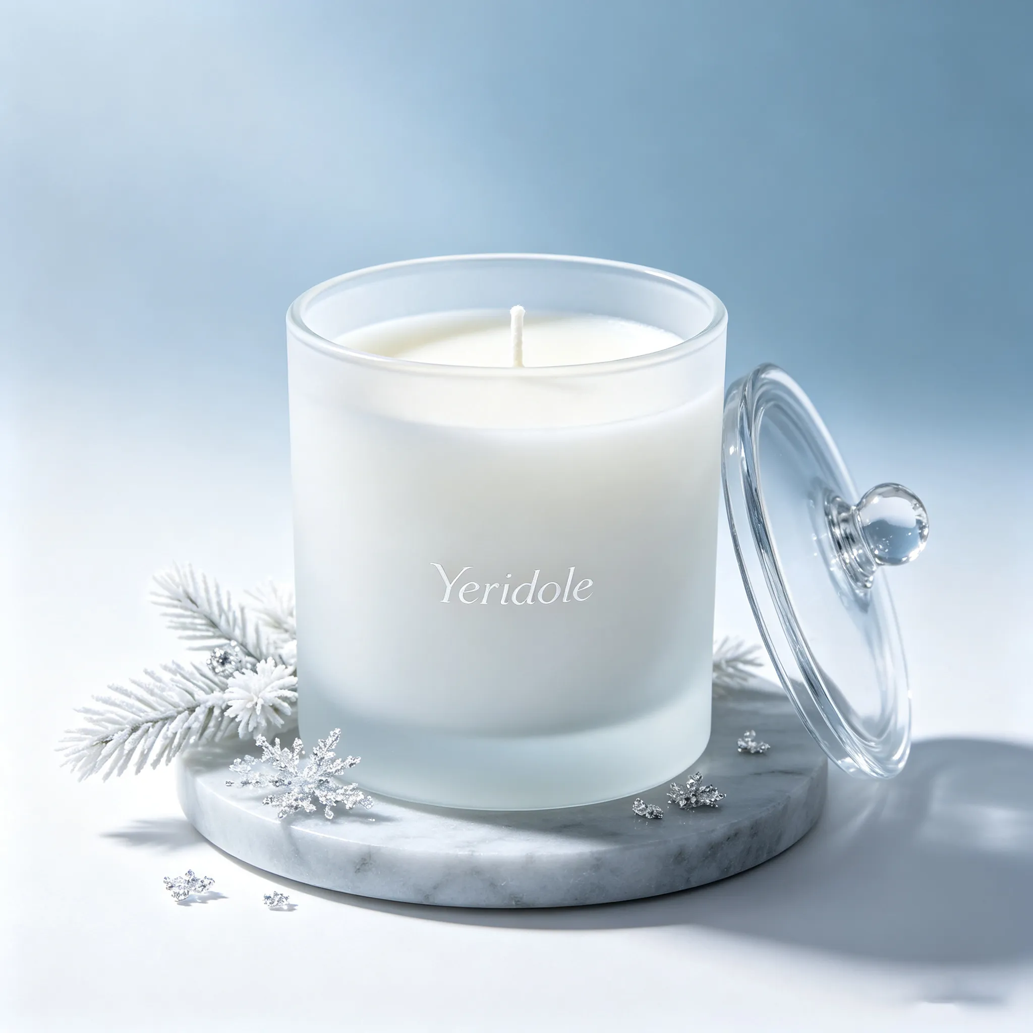 Yeridole Frosted White Tea Scented Candle