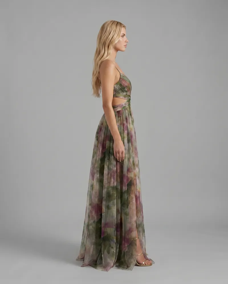 Angela Maxi Dress - Green
