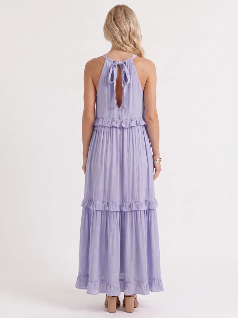 Thea Tiered Maxi Dress - Lilac