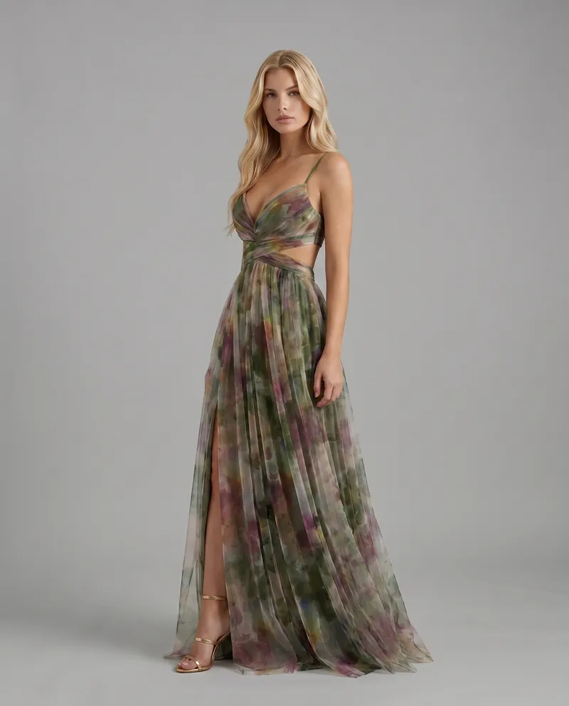 Angela Maxi Dress - Green