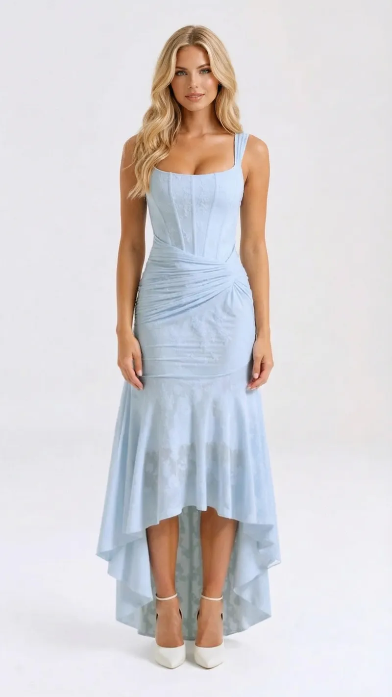 Liana Corset Midi Dress
