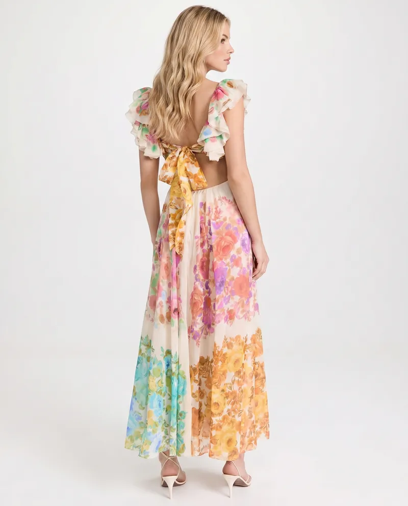 Liana Ruffle Maxi Dress