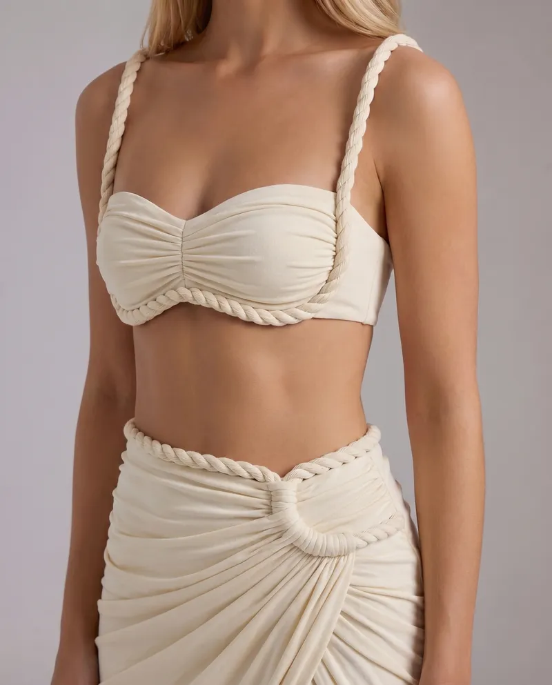 Zendeya Satin Slip Maxi Dress - White
