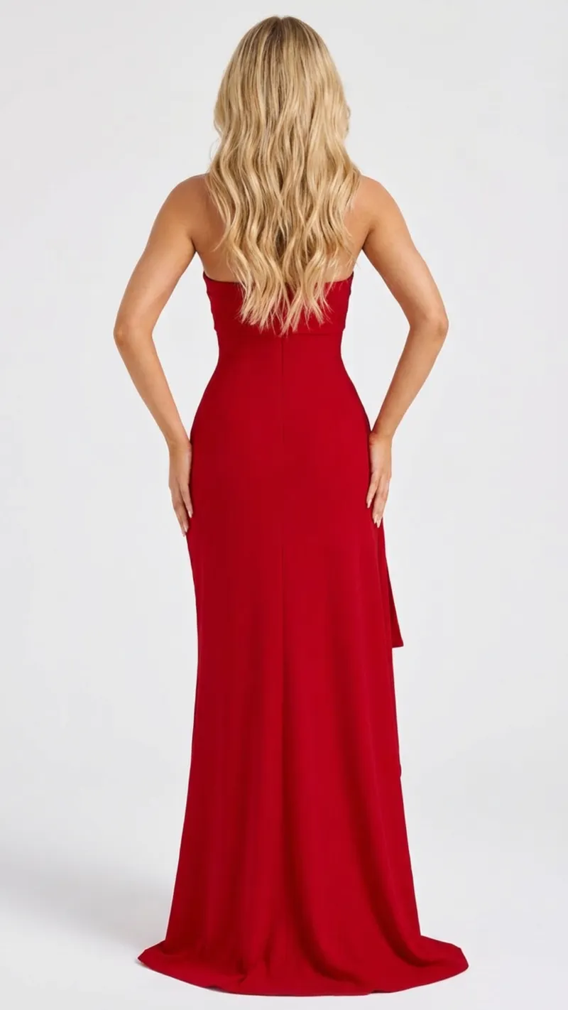 Seraphina Ruched Maxi Dress