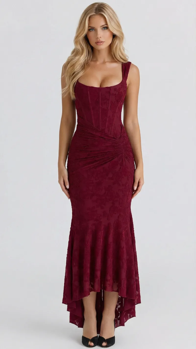 Liana Corset Midi Dress