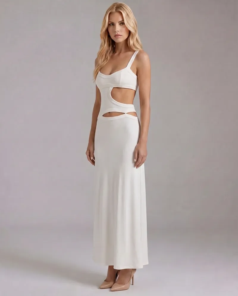 Jetta Slip Mini Dress - White