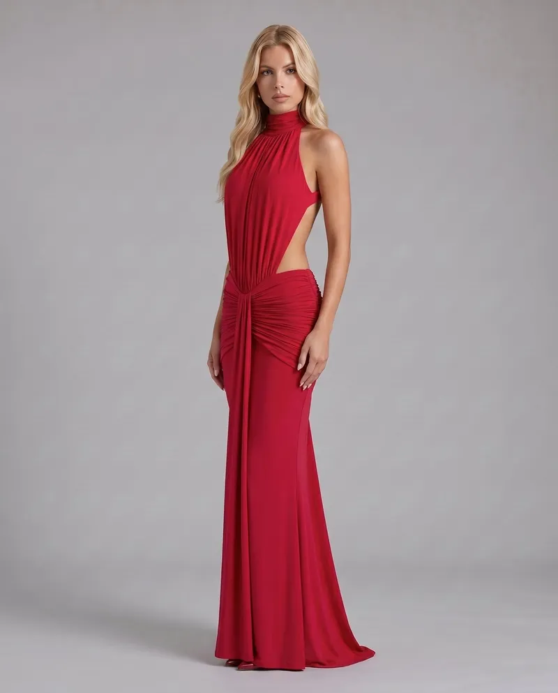 Tiffany Maxi Dress - Red