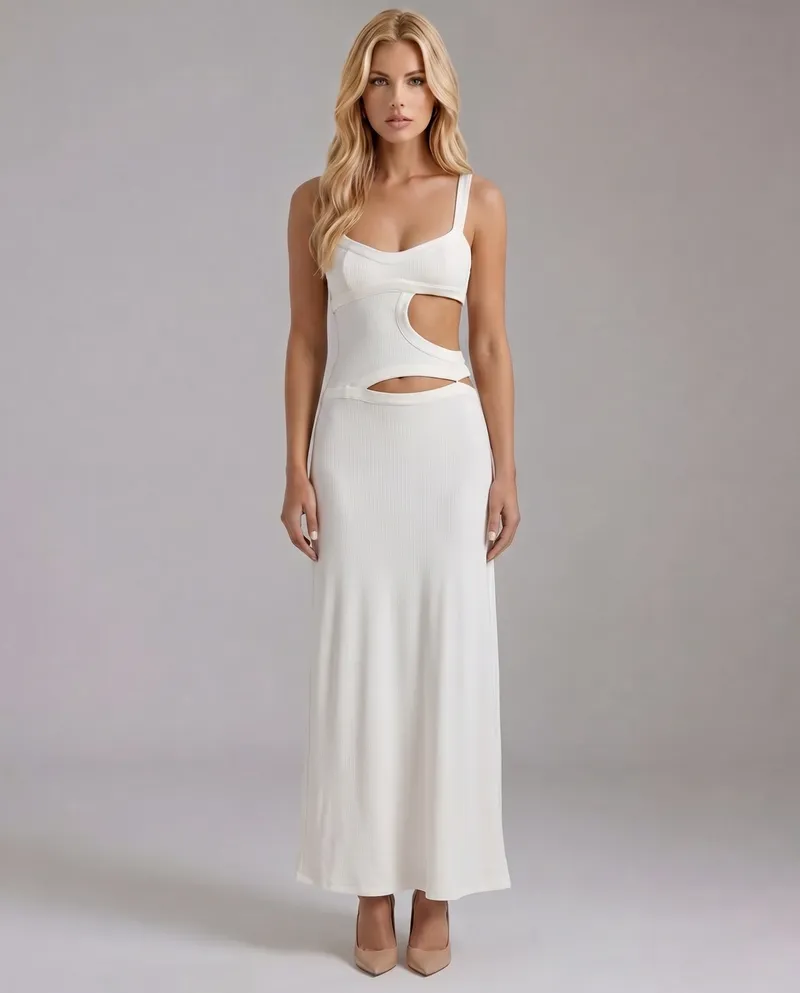 Jetta Slip Mini Dress - White