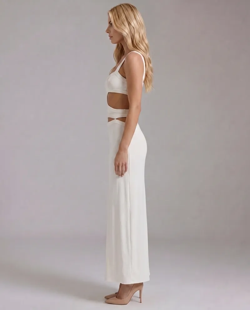 Jetta Slip Mini Dress - White
