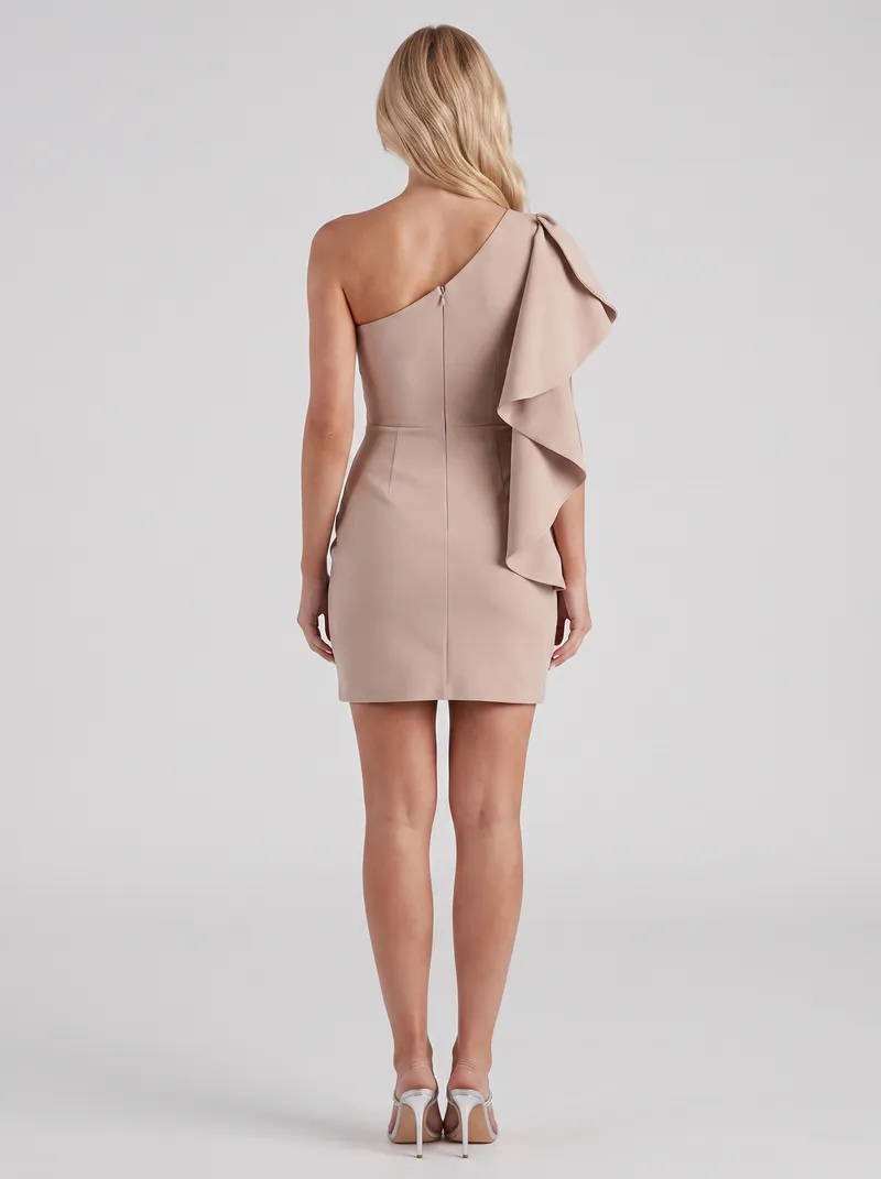 Vesper Bodycon Mini Dress - Khaki