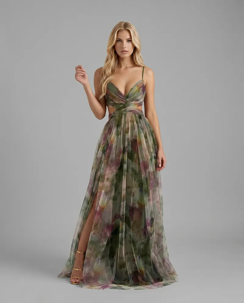 Angela Maxi Dress - Green