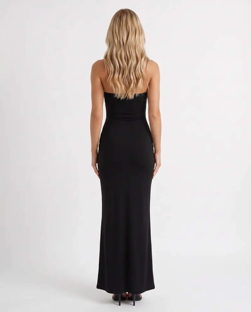 Raye Cutout Maxi Dress - Black