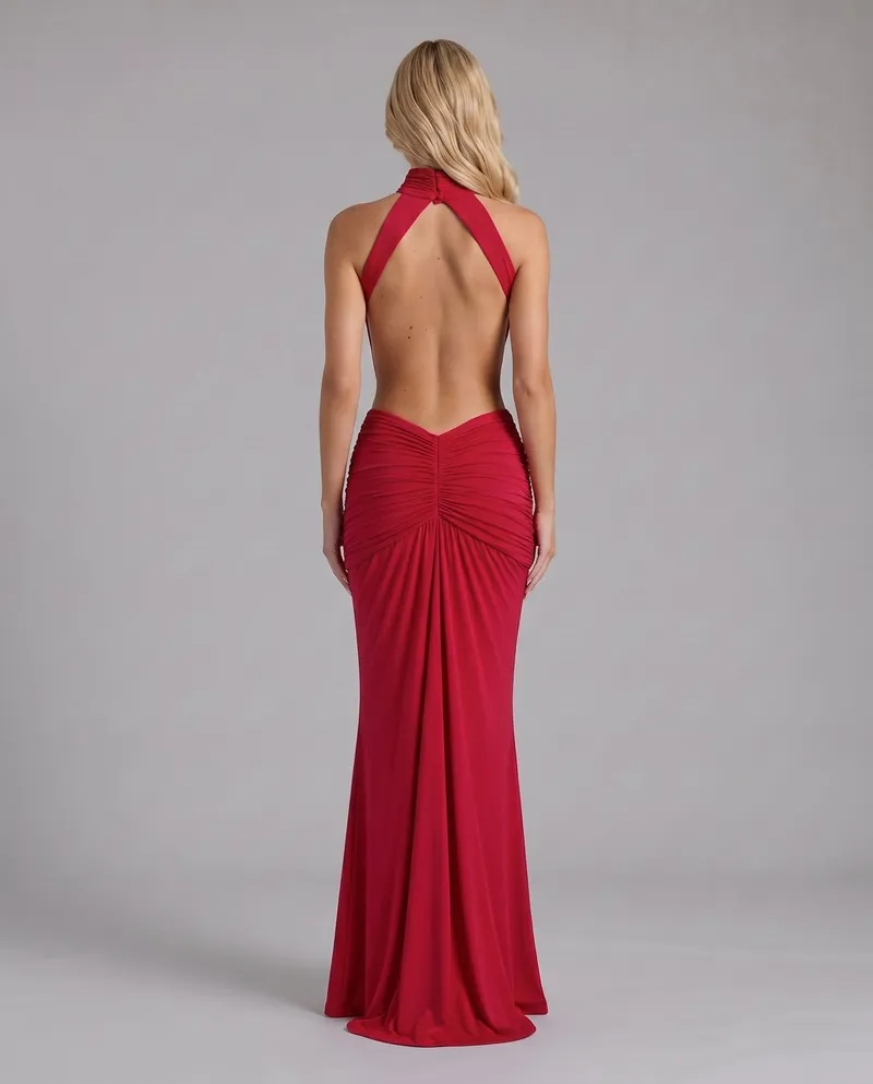 Tiffany Maxi Dress - Red