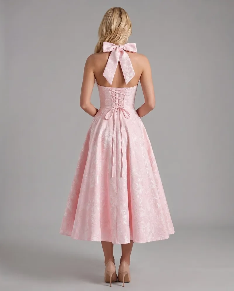 Effie Midi Dress - Blush